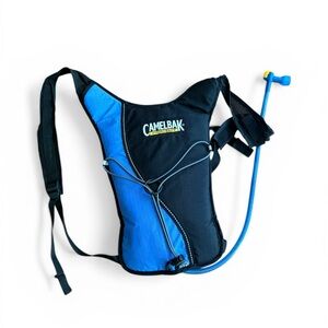 CamelBak Blue and Black Hydration Pack with Bite Valve